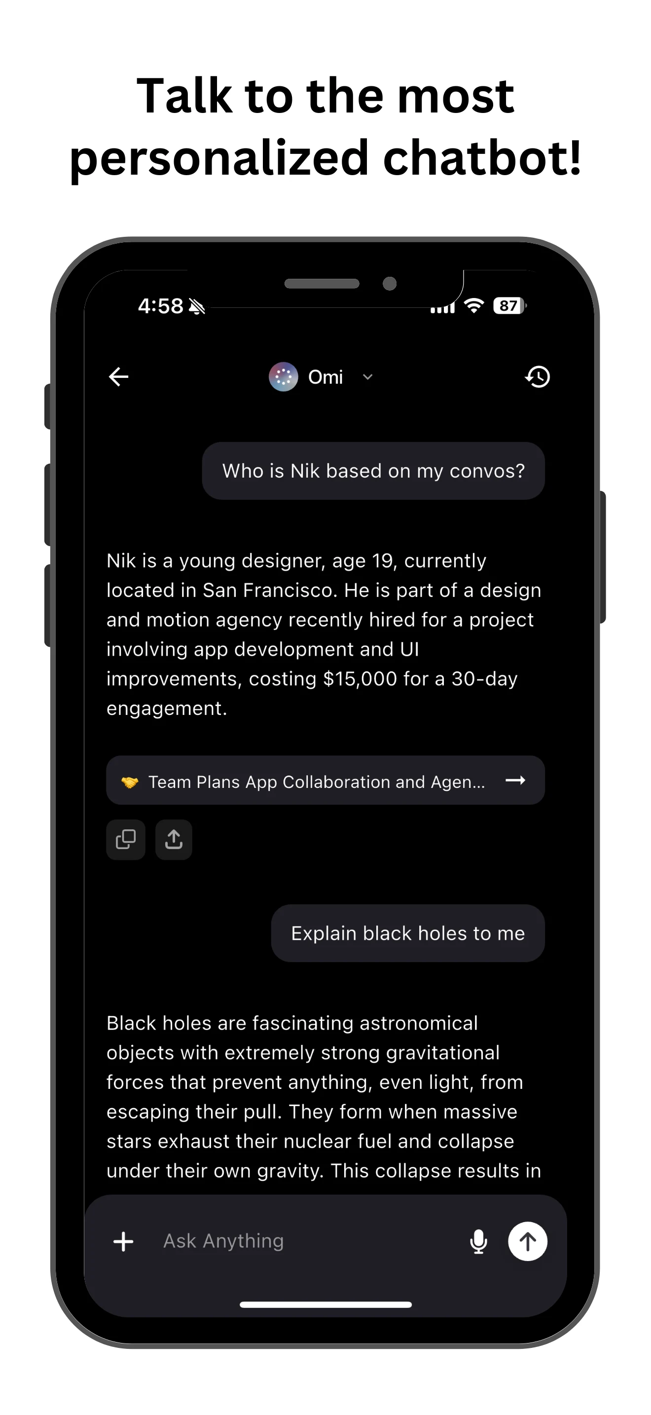Omi AI - Smart Meeting Notes screenshot